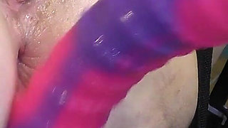 Far Spread Pussy Fucked by Machine 328 C