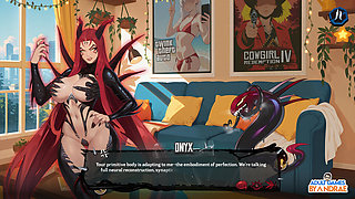 Futa Fucks Femboys Gameplay Part 1 - Leia Meets the Alien Symbiote Onyx