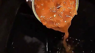 Miss Anja Black Hard Humiliation Slave Feeding From Toiletbowl