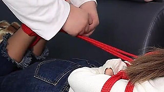 Tie up Your Barefoot Girlfriend and Play with Her Barefoot