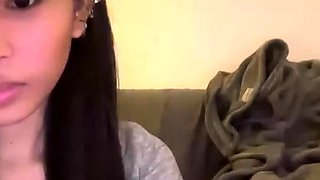 Big Tits Tranny Strokes her Big Cock