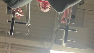 First Time Gym Orgasm!! Cumming at the Gym From an Ab Workout