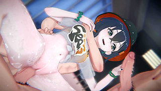 [zenless Zone Zero] Belle's Tape Bondage & POV Sandwich DP (summer Skies)