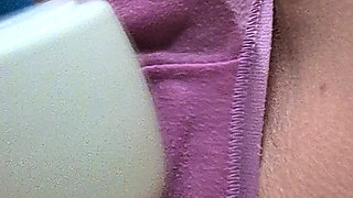 Soaked my pink cotton panties