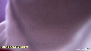 Immoral live featuring Adriana Chechik's eating pussy porn