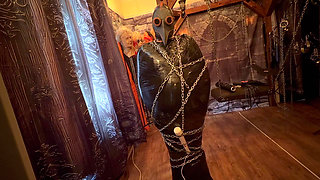 Part 1 :- Domina Satana & Bag Man pallets wrap and chains.