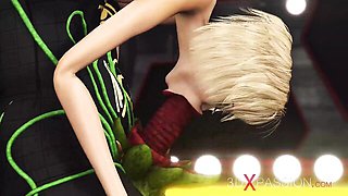 Bewitching Anubis - doggystyle video - 3DXPassion
