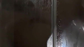 Dick Slipped Into Soapy Vagina of Petite Brunette