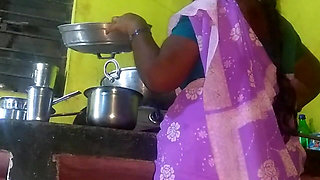 Tamil Teacher Kitchen Room Sex with Hasband Handjop