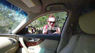 Hitchhiker Squirting in My Car 4K