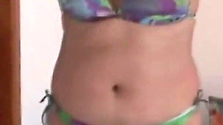 Video 2 of 3 - My 58 Year Old Hairy Wife Flashes on the Beach, Masturbation, Fucked, Cumshot