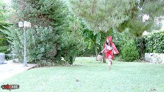 Little red riding hood gets her ass fucked by a pornstar wolf