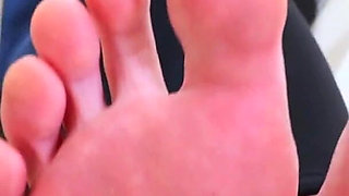 Receptionist's Big Stinky Feet Worship POV