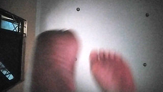 Cute hottie 18+ blesses you with her filthy feet to lick clean in exchange for all your assets.