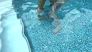 Lesbian Threesome and Strap on by Pool with Lora Cross, Chill Cherry and Tatiana Steele