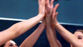 Girlsway - 1 hour of hot lesbian sex compilation part 1! ass fucking, double penetration 3some, Sex Toys, & more!