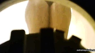 Ebony stepmother spied in shower (big ass)