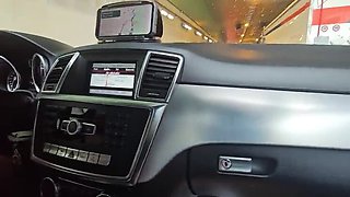 Stuck In Traffic Handjob: Brunette MILF Wife Helps My Big Cock On The Highway