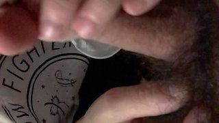 My wife gives me a slow blowjob with a mega final cumshot