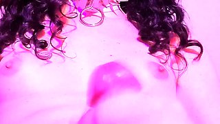 Small tits shemale gets banged in bed