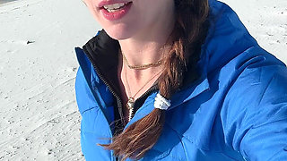 Walking on the Beach Calls for a Quick Orgasm!