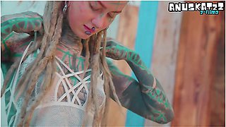 Hard Anal Fuck For Tattooed Girl - Balls Deep Assfuck For Goth Slut - Atm, Facial With Lily Lu