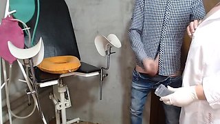 Curvy Mature Nurses Give a Handjob at Private Clinic