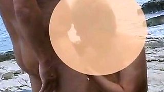 Mature Couple's Beach Adventure
