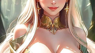 Beautiful girls in forest  (Ai models)