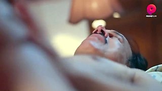 Fat european brunette amateur threesome