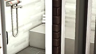 The Blissful Simmers _sims Evelyn and Eros Have Steamy Hot Sex in Bathtub