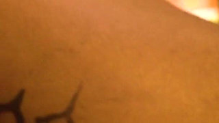 Tattoo Lesbians Hard Fuck with Strap-on - Squirting and Piss