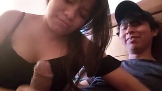 Amateur Latina Teen Fucks Customer for Milk - Homemade Hotel Sex