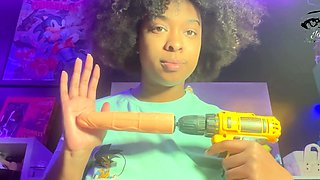 FUCKED MY ASS WITH A DRILL