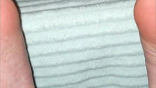 He Secretly Removed Condom and Filled My Pussy up with Cum on the Dinner Table