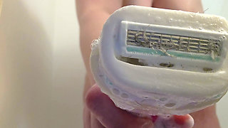 BBW Shaving Pussy and Fupa Cumpilation