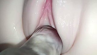 Pink Pussy Pounded by Crystal Cock