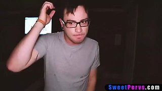 Sneaking into stepsisters room for a surprise fuck