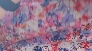 Milky Tits and Hairy Pussy Flashing in the Forest