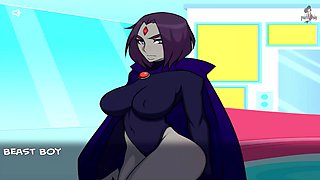 Raven goes wild with a hot punk blowjob in sinfully fun games