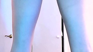 Horniest Amateur Blonde Teen caught masturbating on Webcam