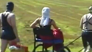 Pissing outdoor & anal domination