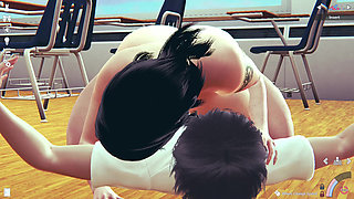 MEGA BUSTY TEACHER FUCKING IN COLLEGE WITH A LUCKY GUY