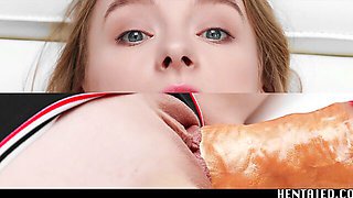 Nice Lily Ray and Alien - anime clip - Hentaied
