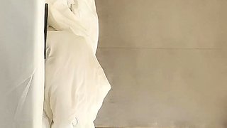 Cute amateur Asian web cam girl teases her great body