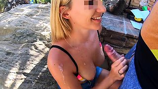 Fantastic POV cumshot compilation of big breasted wife