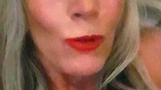 Big Boobed Blonde Masturbates With A Dildo In The Bathroom