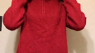 Cute curly brunette solo webcam masturbation