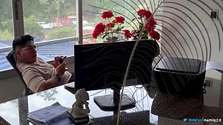 NamiQseiiins Housewife Wife Walks Into Office And Fucks Secretary