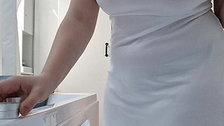 Jacuzzi Strip & Dildo Ride - Reverse Cowgirl Dildo Ride & Sloppy Cleanup